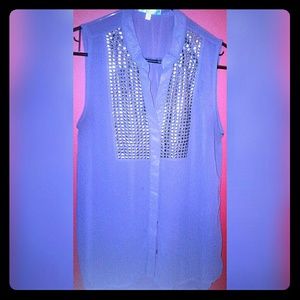 "Buttons" Brand Sleeveless Studded Rocker😉🤘